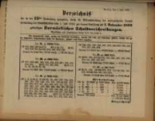 Verzeichniss … vom 1. Juli 1892 … am 1. November 1892...