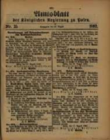 Amtsblatt der Königlichen Regierung zu Posen. 1892.08.30 Nro.35