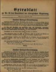 Extrablatt zu Nr. 36 des Amtsblatt der Königlichen Regierung...12 September 1892