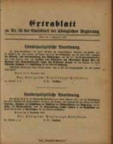 Extrablatt zu Nr. 36 des Amtsblatt der Königlichen Regierung...9 September 1892