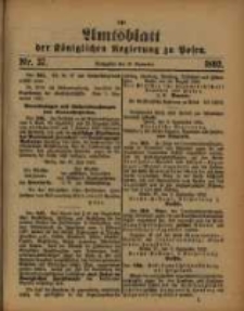 Amtsblatt der Königlichen Regierung zu Posen. 1892.09.13 Nro.37