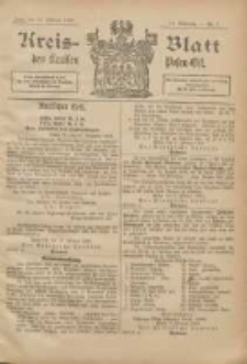 Kreis-Blatt des Kreises Posen-Ost 1903.02.14 Jg.15 Nr7
