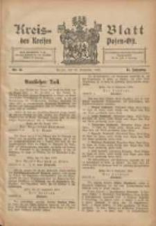 Kreis-Blatt des Kreises Posen-Ost 1903.09.12 Jg.15 Nr38