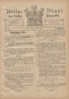 Kreis-Blatt des Kreises Posen-Ost 1904.04.23 Jg.16 Nr16