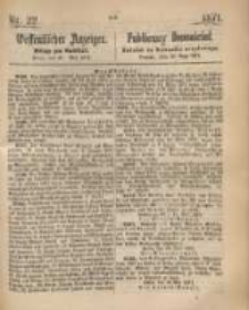 Oeffentlicher Anzeiger. 1871.05.30 Nro.22