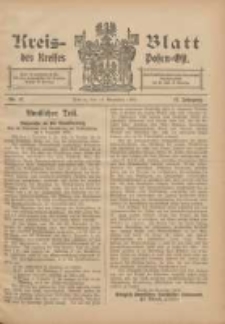 Kreis-Blatt des Kreises Posen-Ost 1905.11.11 Jg.17 Nr47