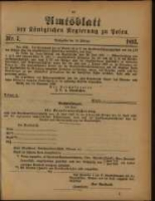 Amtsblatt der Königlichen Regierung zu Posen. 1893.02.14 Nro.7
