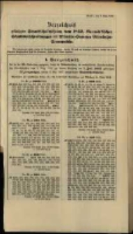 Verzeichniss …. vom 1842 … vom 3. März 1893...am 1. Juli 1893