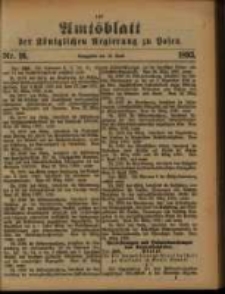 Amtsblatt der Königlichen Regierung zu Posen. 1893.04.18 Nro.16