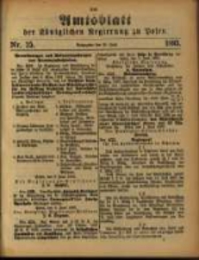 Amtsblatt der Königlichen Regierung zu Posen. 1893.06.20 Nro.25