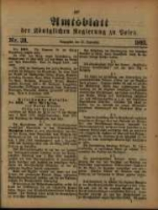 Amtsblatt der Königlichen Regierung zu Posen. 1893.09.26 Nro.39
