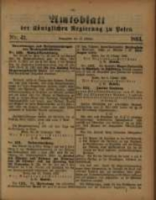 Amtsblatt der Königlichen Regierung zu Posen. 1893.10.17 Nro.42