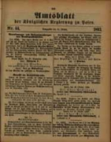 Amtsblatt der Königlichen Regierung zu Posen. 1893.10.31 Nro.44