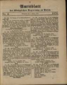 Amtsblatt der Königlichen Regierung zu Posen. 1879.01.08 Nro.2
