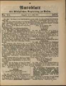 Amtsblatt der Königlichen Regierung zu Posen. 1879.04.11 Nro.11