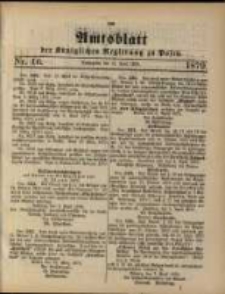Amtsblatt der Königlichen Regierung zu Posen. 1879.04.15 Nro.16
