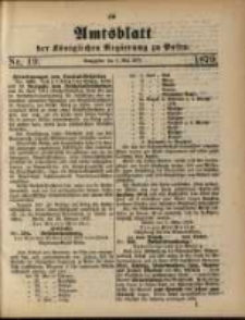 Amtsblatt der Königlichen Regierung zu Posen. 1879.05.06 Nro.19