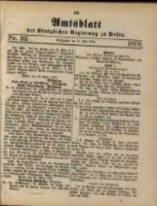 Amtsblatt der Königlichen Regierung zu Posen. 1879.05.27 Nro.22
