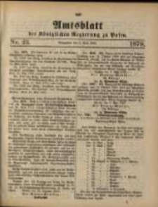 Amtsblatt der Königlichen Regierung zu Posen. 1879.06.03 Nro.23