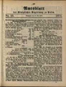 Amtsblatt der Königlichen Regierung zu Posen. 1879.06.17 Nro.25