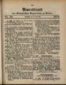 Amtsblatt der Königlichen Regierung zu Posen. 1879.07.22 Nro.30