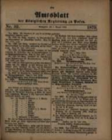Amtsblatt der Königlichen Regierung zu Posen. 1879.08.05 Nro.32