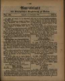 Amtsblatt der Königlichen Regierung zu Posen. 1879.09.16 Nro.38
