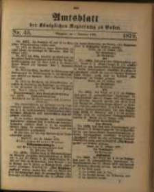 Amtsblatt der Königlichen Regierung zu Posen. 1879.11.04 Nro.45