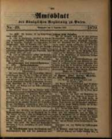 Amtsblatt der Königlichen Regierung zu Posen. 1879.12.02 Nro.49