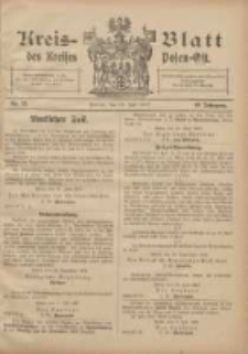 Kreis-Blatt des Kreises Posen-Ost 1907.07.13 Jg.19 Nr29