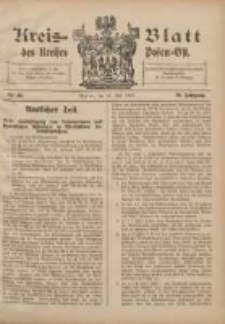 Kreis-Blatt des Kreises Posen-Ost 1907.07.20 Jg.19 Nr30