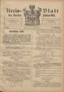 Kreis-Blatt des Kreises Posen-Ost 1907.08.03 Jg.19 Nr32