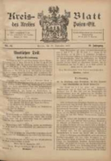 Kreis-Blatt des Kreises Posen-Ost 1907.09.28 Jg.19 Nr42