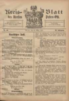 Kreis-Blatt des Kreises Posen-Ost 1908.03.28 Jg.20 Nr13