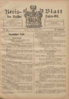Kreis-Blatt des Kreises Posen-Ost 1908.08.01 Jg.20 Nr32