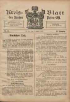 Kreis-Blatt des Kreises Posen-Ost 1908.08.08 Jg.20 Nr33