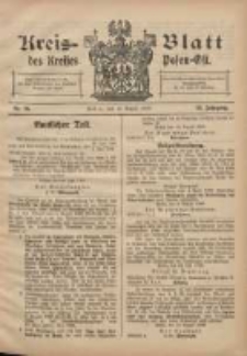 Kreis-Blatt des Kreises Posen-Ost 1908.08.15 Jg.20 Nr35