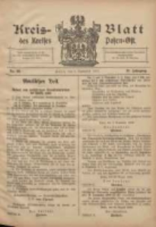 Kreis-Blatt des Kreises Posen-Ost 1908.09.05 Jg.20 Nr38