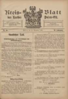 Kreis-Blatt des Kreises Posen-Ost 1908.11.21 Jg.20 Nr49
