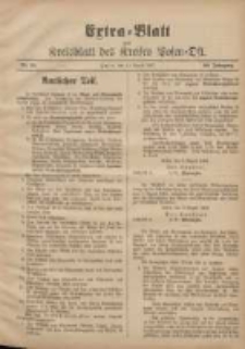 Kreis-Blatt des Kreises Posen-Ost 1908.08.10 Jg.20 Nr34 Extra Blatt