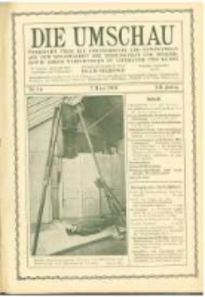 Die Umschau: übersicht über die Fortschritte und Bewegungen auf dem Gesamtgebiet der Wissenschaft, Technik, Litteratur und Kunst. 1908.03.07 Jg.12 Nr.10