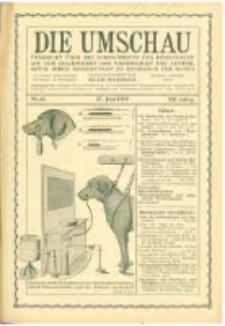 Die Umschau: übersicht über die Fortschritte und Bewegungen auf dem Gesamtgebiet der Wissenschaft, Technik, Litteratur und Kunst. 1908.06.27 Jg.12 Nr.26