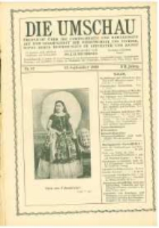 Die Umschau: übersicht über die Fortschritte und Bewegungen auf dem Gesamtgebiet der Wissenschaft, Technik, Litteratur und Kunst. 1908.09.12 Jg.12 Nr.37