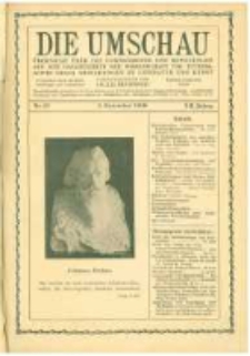 Die Umschau: übersicht über die Fortschritte und Bewegungen auf dem Gesamtgebiet der Wissenschaft, Technik, Litteratur und Kunst. 1908.12.05 Jg.12 Nr.49