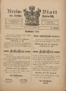 Kreis-Blatt des Kreises Posen-Ost 1909.01.09 Jg.21 Nr3
