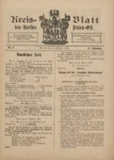 Kreis-Blatt des Kreises Posen-Ost 1909.02.13 Jg.21 Nr8