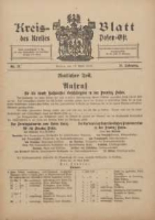 Kreis-Blatt des Kreises Posen-Ost 1909.04.17 Jg.21 Nr17