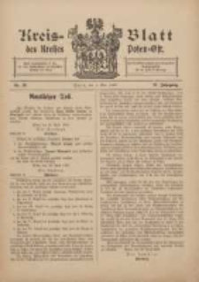 Kreis-Blatt des Kreises Posen-Ost 1909.05.01 Jg.21 Nr19