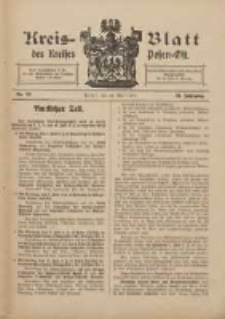 Kreis-Blatt des Kreises Posen-Ost 1909.05.22 Jg.21 Nr22