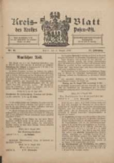 Kreis-Blatt des Kreises Posen-Ost 1909.08.14 Jg.21 Nr35